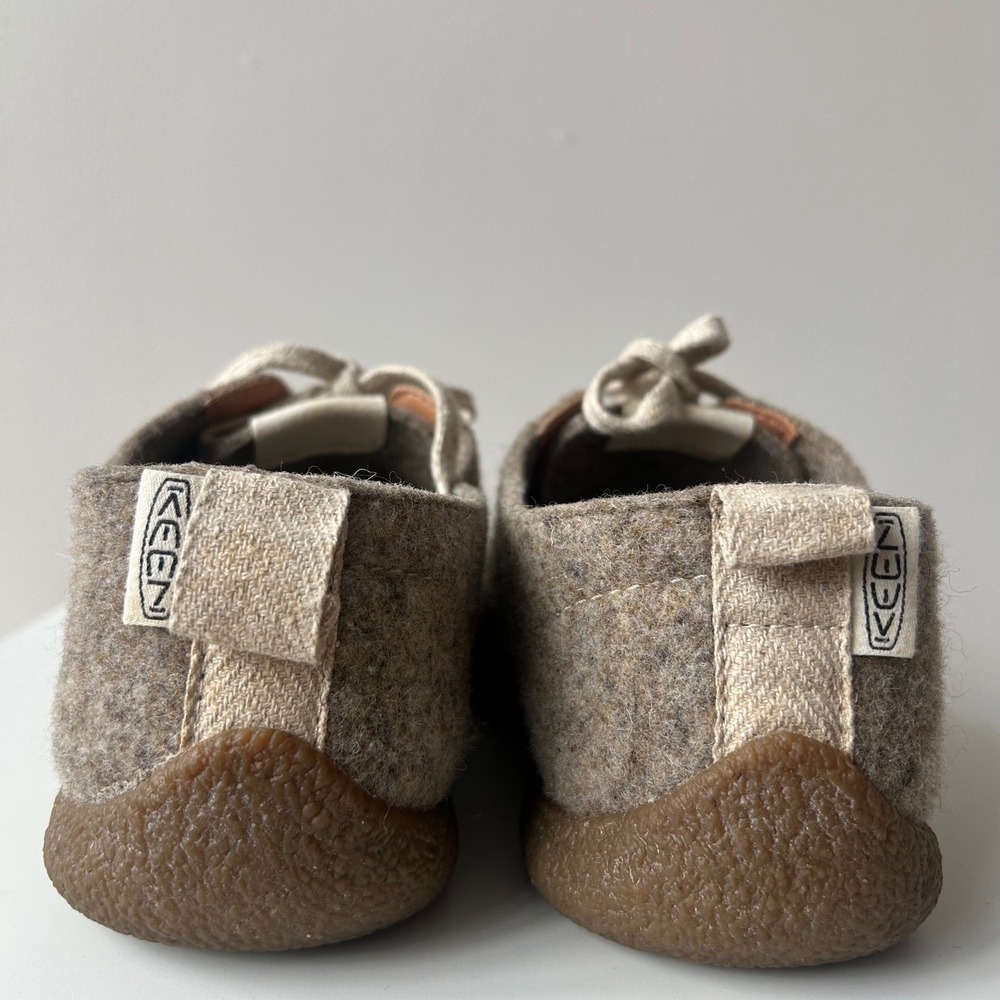 Keen Mosey Derby Mens 8.5 Tan Wool Lace Up‎ Shoes Gorpcore Outdoor Utility Cozy - Picture 4 of 12